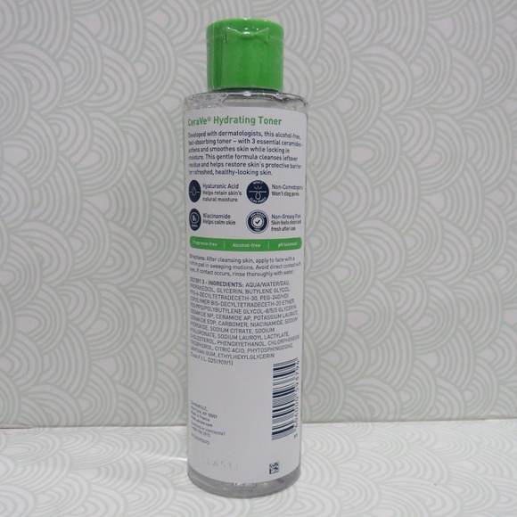 CERAVE💥HYDRATING TONER FOR NORMAL TO DRY SKIN 6.8 OZ💥 - Picture 3 of 5